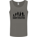 Daddy Evolution Fathers Day Mens Vest Tank Top Charcoal