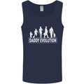 Daddy Evolution Fathers Day Mens Vest Tank Top Navy Blue