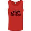 Daddy Evolution Fathers Day Mens Vest Tank Top Red