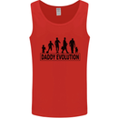 Daddy Evolution Fathers Day Mens Vest Tank Top Red