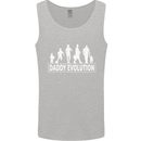Daddy Evolution Fathers Day Mens Vest Tank Top Sports Grey