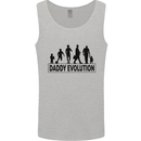 Daddy Evolution Fathers Day Mens Vest Tank Top Sports Grey