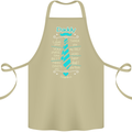 Daddy Fathers Day Tie Funny Dad Cotton Apron 100% Organic Khaki