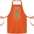 Daddy Fathers Day Tie Funny Dad Cotton Apron 100% Organic Orange