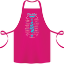 Daddy Fathers Day Tie Funny Dad Cotton Apron 100% Organic Pink