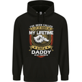 Daddy Is My Favourite Funny Fathers Day Mens 80% Cotton Hoodie Black