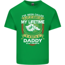 Daddy Is My Favourite Funny Fathers Day Mens Cotton T-Shirt Tee Top Irish Green