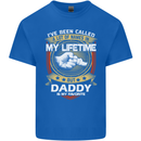 Daddy Is My Favourite Funny Fathers Day Mens Cotton T-Shirt Tee Top Royal Blue