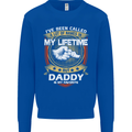 Daddy Is My Favourite Funny Fathers Day Mens Sweatshirt Jumper Royal Blue