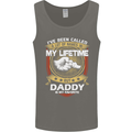 Daddy Is My Favourite Funny Fathers Day Mens Vest Tank Top Charcoal