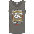 Daddy Is My Favourite Funny Fathers Day Mens Vest Tank Top Charcoal