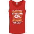 Daddy Is My Favourite Funny Fathers Day Mens Vest Tank Top Red