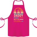 Daddy Man Myth Legend Funny Fathers Day Cotton Apron 100% Organic Pink