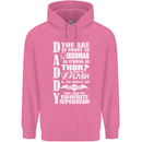 Daddy My Favourite Superhero Father's Day Mens 80% Cotton Hoodie Azelea