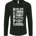 Daddy My Favourite Superhero Father's Day Mens Long Sleeve T-Shirt Black