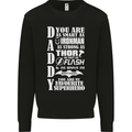 Daddy My Favourite Superhero Father's Day Mens Sweatshirt Jumper Black