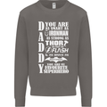 Daddy My Favourite Superhero Father's Day Mens Sweatshirt Jumper Charcoal