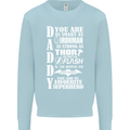 Daddy My Favourite Superhero Father's Day Mens Sweatshirt Jumper Light Blue
