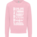Daddy My Favourite Superhero Father's Day Mens Sweatshirt Jumper Light Pink