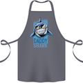 Daddy Shark Funny Father's Day Cotton Apron 100% Organic Steel