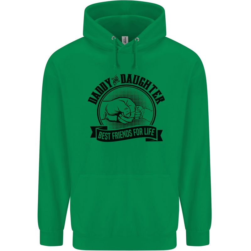 Daddy & Daughter Best Friends Father's Day Childrens Kids Hoodie Irish Green