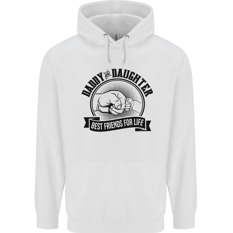 Daddy & Daughter Best Friends Father's Day Childrens Kids Hoodie White