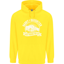Daddy & Daughter Best Friends Father's Day Childrens Kids Hoodie Yellow