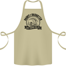 Daddy & Daughter Best Friends Father's Day Cotton Apron 100% Organic Khaki