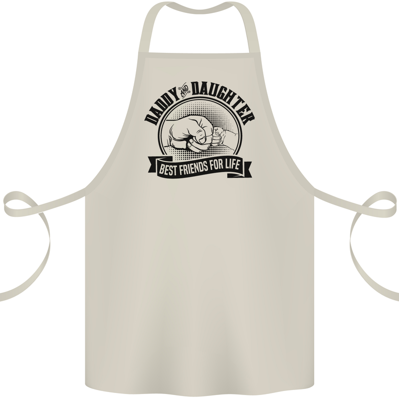 Daddy & Daughter Best Friends Father's Day Cotton Apron 100% Organic Natural