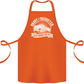 Daddy & Daughter Best Friends Father's Day Cotton Apron 100% Organic Orange