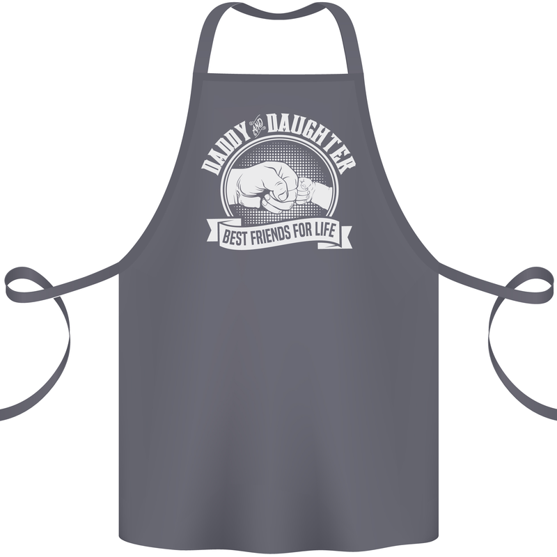Daddy & Daughter Best Friends Father's Day Cotton Apron 100% Organic Steel