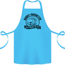 Daddy & Daughter Best Friends Father's Day Cotton Apron 100% Organic Turquoise