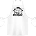 Daddy & Daughter Best Friends Father's Day Cotton Apron 100% Organic White