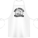 Daddy & Daughter Best Friends Father's Day Cotton Apron 100% Organic White