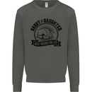 Daddy & Daughter Best Friends Father's Day Kids Sweatshirt Jumper Storm Grey