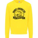 Daddy & Daughter Best Friends Father's Day Kids Sweatshirt Jumper Yellow