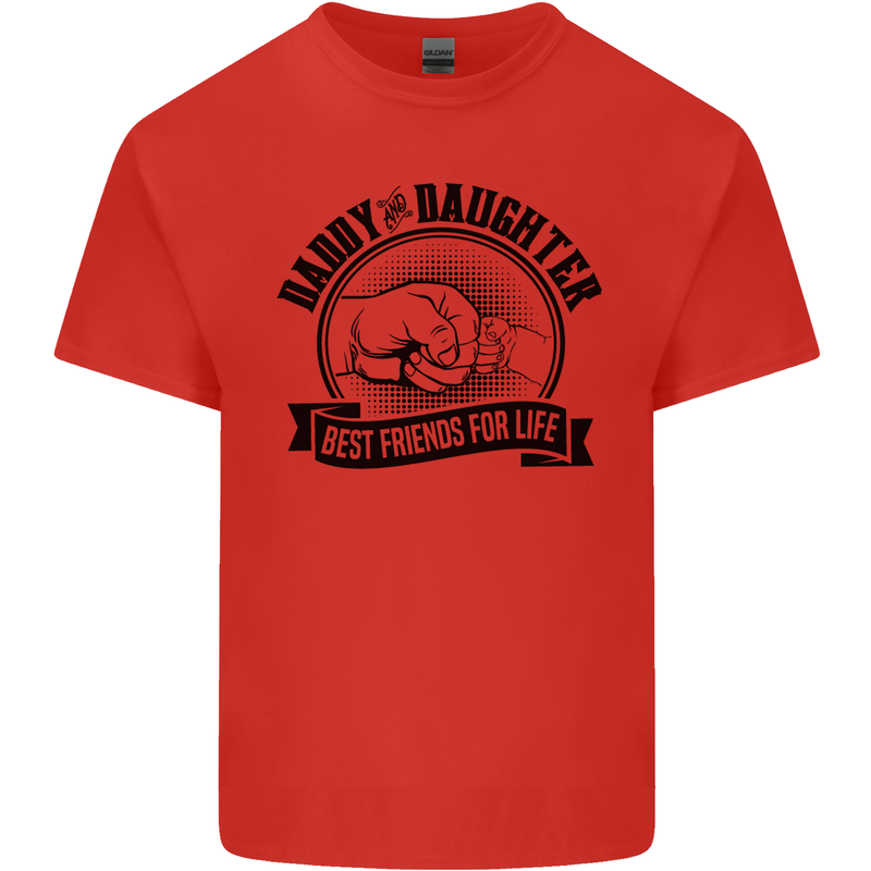 Daddy & Daughter Best Friends Father's Day Kids T-Shirt Childrens Red
