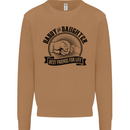 Daddy & Daughter Best Friends Father's Day Mens Sweatshirt Jumper Caramel Latte