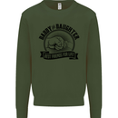 Daddy & Daughter Best Friends Father's Day Mens Sweatshirt Jumper Forest Green