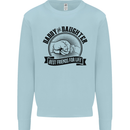 Daddy & Daughter Best Friends Father's Day Mens Sweatshirt Jumper Light Blue