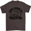 Daddy & Daughter Best Friends Father's Day Mens T-Shirt Cotton Gildan Dark Chocolate