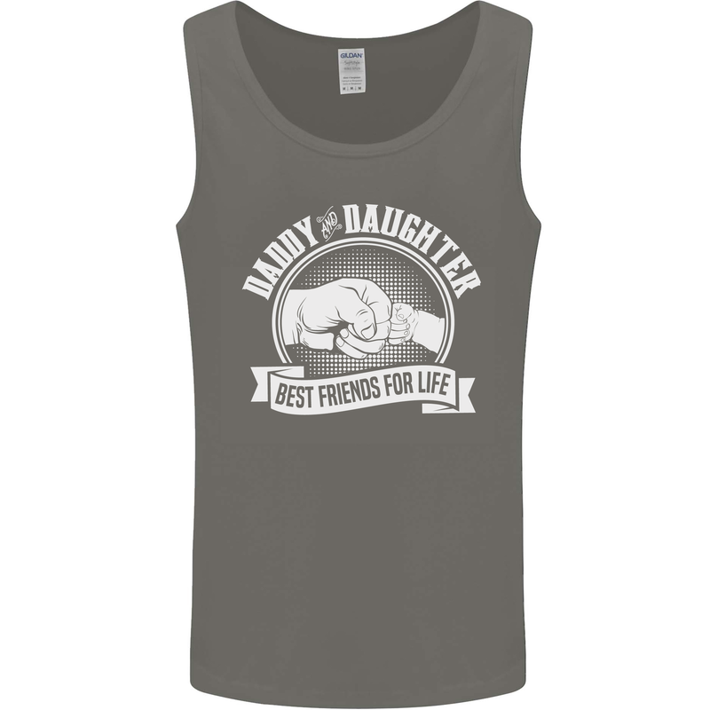 Daddy & Daughter Best Friends Father's Day Mens Vest Tank Top Charcoal