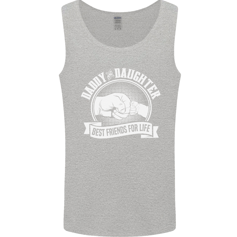 Daddy & Daughter Best Friends Father's Day Mens Vest Tank Top Sports Grey