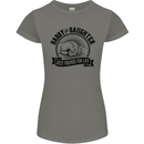 Daddy & Daughter Best Friends Father's Day Womens Petite Cut T-Shirt Charcoal