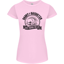 Daddy & Daughter Best Friends Father's Day Womens Petite Cut T-Shirt Light Pink