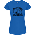 Daddy & Daughter Best Friends Father's Day Womens Petite Cut T-Shirt Royal Blue