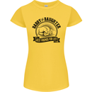 Daddy & Daughter Best Friends Father's Day Womens Petite Cut T-Shirt Yellow