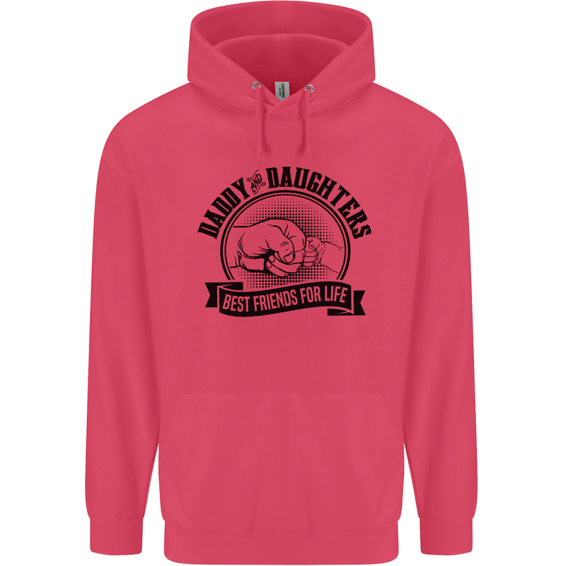 Daddy & Daughters Best Friends Father's Day Childrens Kids Hoodie Heliconia