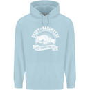 Daddy & Daughters Best Friends Father's Day Childrens Kids Hoodie Light Blue