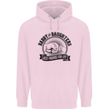 Daddy & Daughters Best Friends Father's Day Childrens Kids Hoodie Light Pink